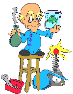 LA imagen muestra un gif de un científico loco