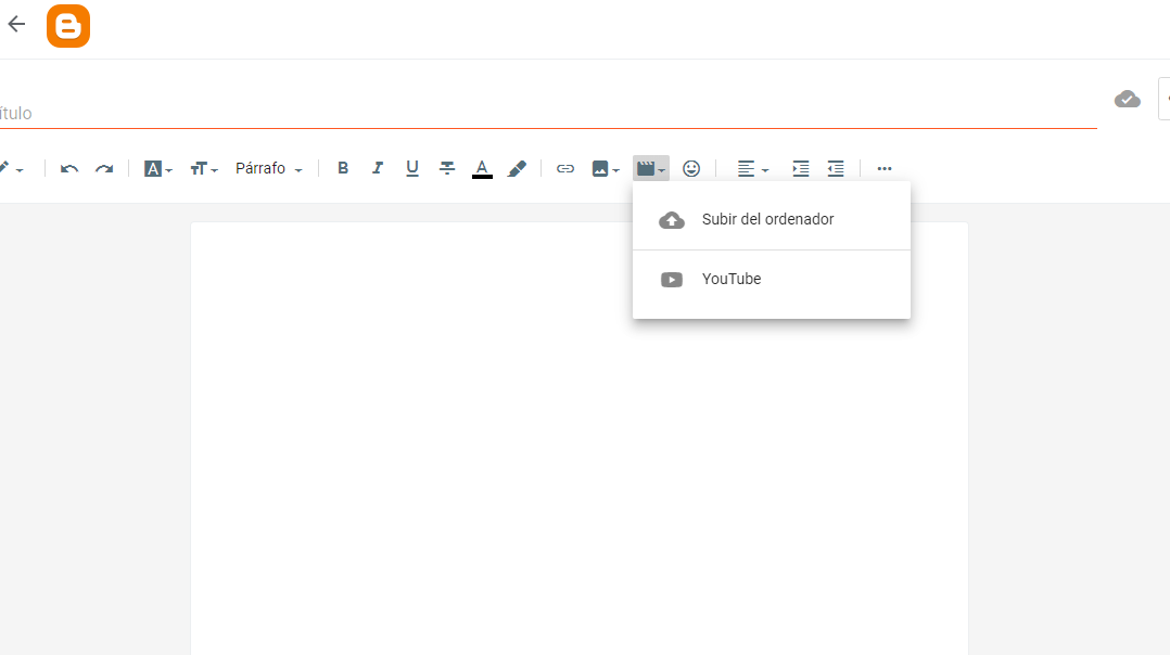 Como insertar video 1