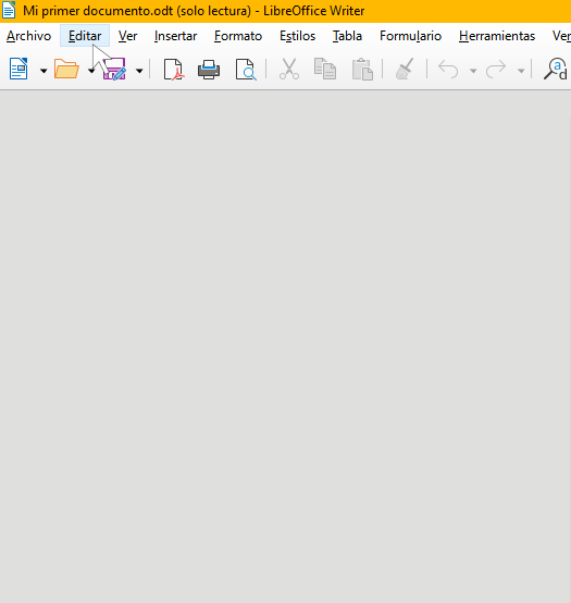 Ventana para guardar documento