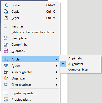 Ventana para insertar una imagen