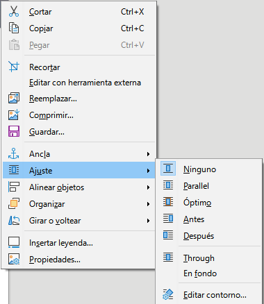 Ventana para insertar una imagen